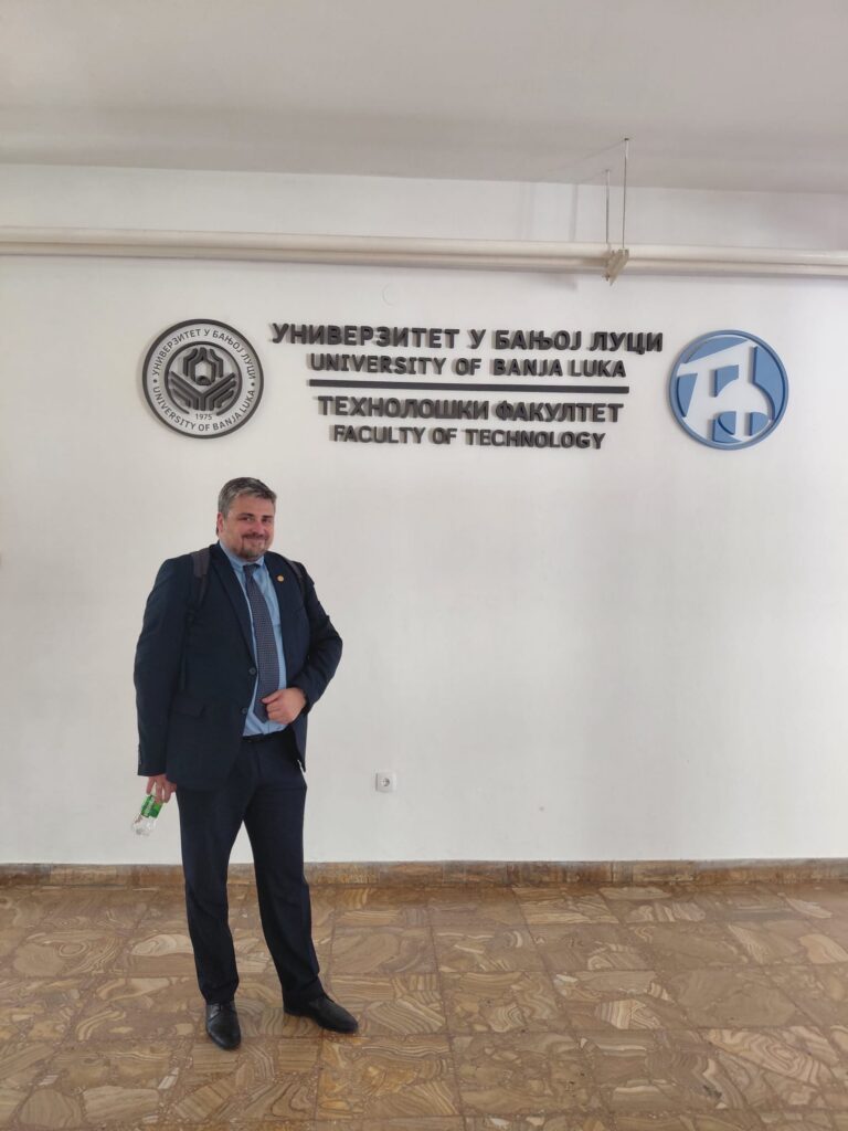 Επίσκεψη διδάσκοντος του τμήματος στη Βοσνία & Ερζεγοβίνη 